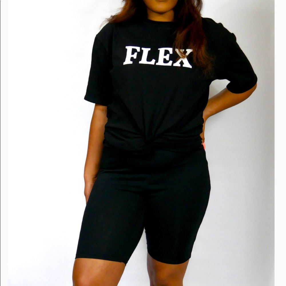 Flex shirt and biker shorts SET